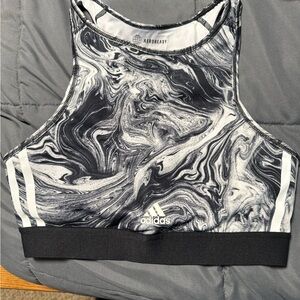 Adidas Women's Marble Pattern Sports Bra